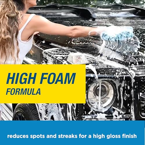 Rain-X 620191 Foaming Car Wash - 100 fl oz. High-Foaming, Concentrated Formula For Greater Cleaning Action, Safely Lifting Dirt, Grime And Residues For An Exceptional Clean 100 Fl Oz (Pack of 4) - size: 100 Fl Oz (Pack of 4), style: New Packaging