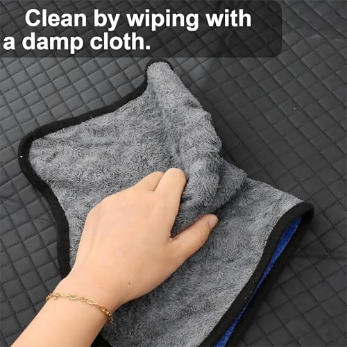 Foldable Under Car Repair Mat - Portable Mechanics Rolling Creeper Pad for Low Clearance Vehicles - Oil-Resistant Garage & Roadside Maintenance Creeper with Storage Bag,Black
