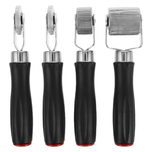 Yardwe 4pcs Automotive Tire Repair Tools Tire Buffing Wheels Set with Plastic Handles 6mm 20mm 40mm for Car Truck Motorcycle Patch Compaction and Polishing