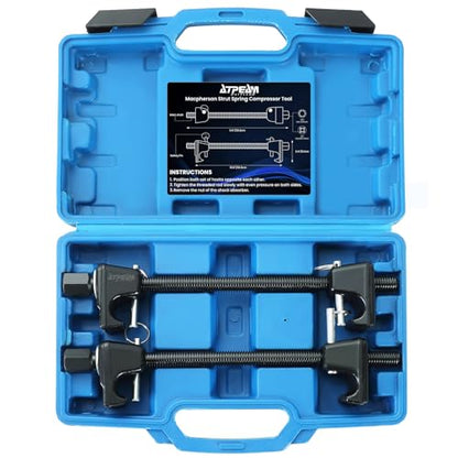 ATPEAM Macpherson Strut Spring Compressor 2pc Heavy Duty Coil Spring Compressor Strut Remover Installer Tool 7/8in Socket 1/2in Drive