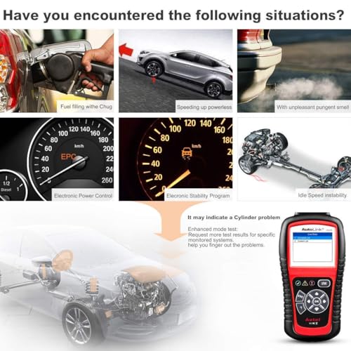 Autel AutoLink AL519 Car OBD2 Scanner, Classic Enhanced Mode 6 Engine Fault Code Reader OBDII CAN Diagnostic Scan Tool, One-Click Smog Check, DTC Lookup, Upgraded of AL319, Lifetime Free Update - style: AL519