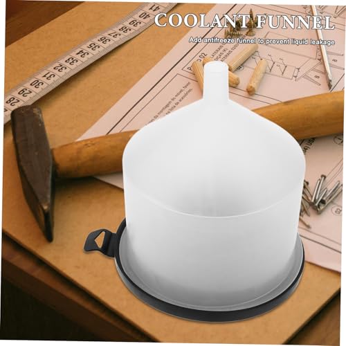 1set Coolant Filling Kit Spill Radiator Funnel for Easy Automotive Coolant Handling Construction Compatibility for Antifreeze and More