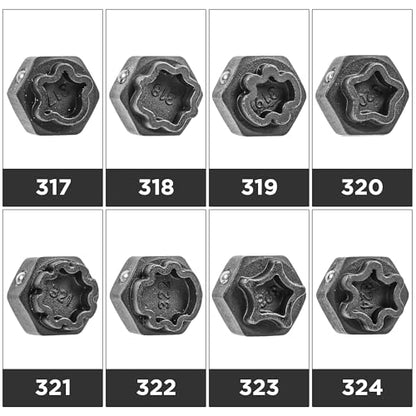 32 PCS Wheel Lock Key Set Compatible with Mercedes Benz, CR-Mo Wheel Lock Removal Kit, Locking Lug Nut Master Key Set for Mercedes Benz