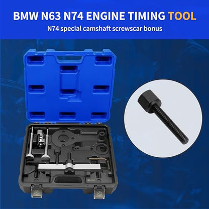 Kuntech Engine Timing Locking Tool Kit Compatible with BMW V8 N63 S63(No Valve Lift) N65 N74 X5 X6 Drive 750I 760I, Camshaft Cam Alignment Timing Tool