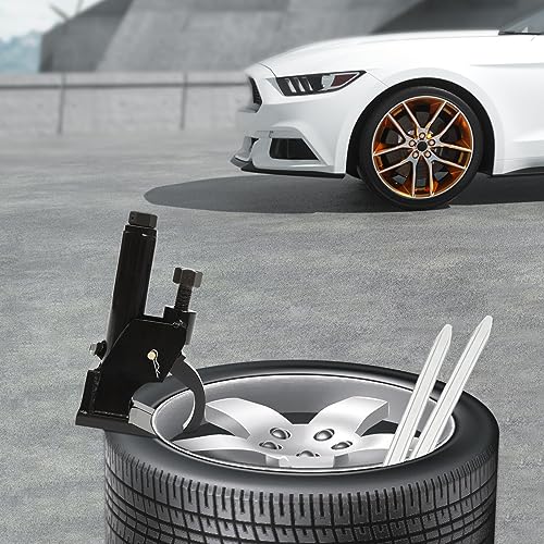 Manual Tire Bead Breaker Tool, Adjustable Tire Repair Kit Fit for 10-21 inches Tires Manual Tire Changer Tool for ATVs Golf Carts Buses Trucks Semis,Tractors