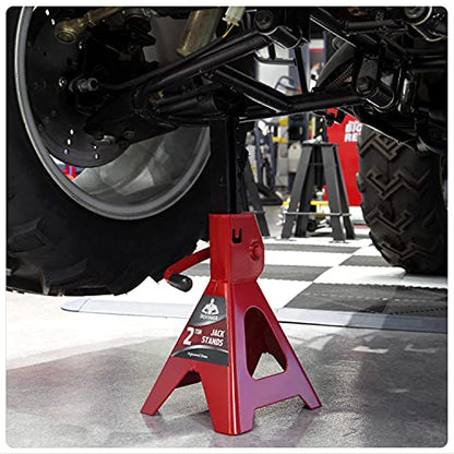 Jack Boss Jack Stands Low Profile 2 Ton(4000 LBs) Lifting Car Stand, Fit Use for Cars Automotive Small Vehicles, 2 Pack - style: 2T low profile