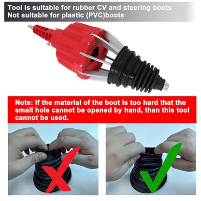 ReluxGo Automotive Universal Pneumatic CV Joint Boot Installation Tool CV Boot Expander Rod Spreader Installation Removal Tool Kit Compatible with Audi, BMW,Mercedes, UTV, ATV
