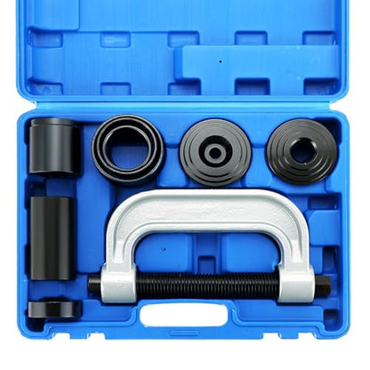 NYXOVA Ball Joint Removal Installation Tool, Heavy Duty Ball Joint Press Kit & U Joint Removal Tool with 4 Wheel Drive Adapters for Most 2WD and 4WD Cars Light Trucks
