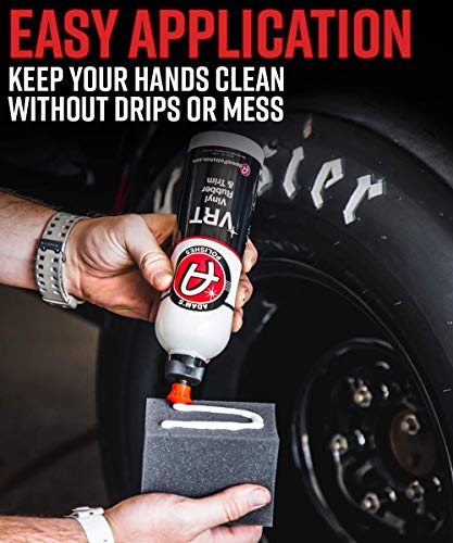 Adam's Tire & Trim Block Applicator - Trim Dressing & Tire Shine Applicator Foam Block for Car Detailing, Reusable & Customizable Durafoam Material - size: 1 Pack