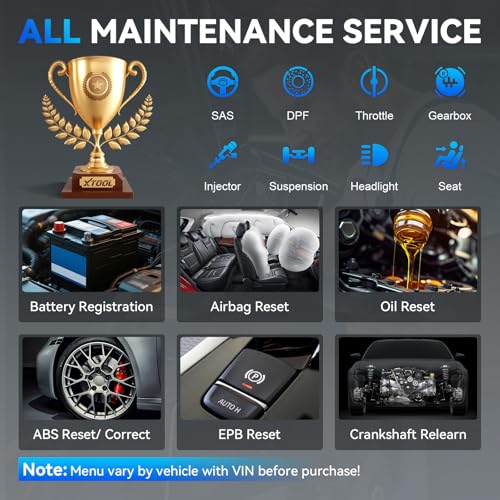 XTOOL IP500 for BMW OBD2 Scanner, Full Systems Bidirectional Scan Tool | Fit for BMW/MiNi/RR, ECU/Offline Coding, Battery Registration Tool, All Services-Injector Coding/BMS/ABS,Lifetime Free Update