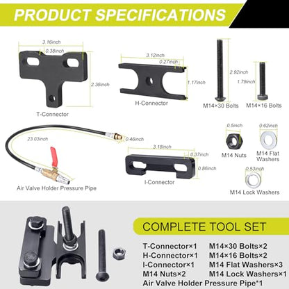 Upgrade 67605 Valve Spring Compressor Tool, Engine Valve Spring Compressor & Air Valve Holding Hose Tool Compatible With 4.8 5.3 5.7 6.0 6.2 LS1 LS2 LS3 LS6 Engine