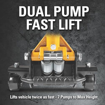 Cat 4500 Pound Xtra Low-Profile Jack, Extra Low, Classic Cars, Lowered Vehicles - 980723ECE