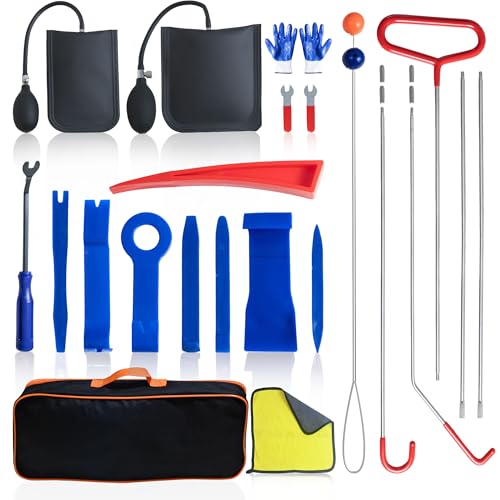 27pcs Automotive Tool Kit, Heavy Duty Multi-Function Repair Kit, Adjustable Tools for Vehicle Maintenance, Portable with Carrying Case