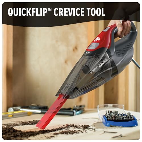 Dirt Devil Scorpion Plus Handheld Vacuum Cleaner,Powerful Suction,Lightweight,Includes Pivoting Stair and Upholstery Tool,Crevice Tool,Corded Portable Vacuum Cleaner,(Pack of 2) - size: One Size (Pack of 2)