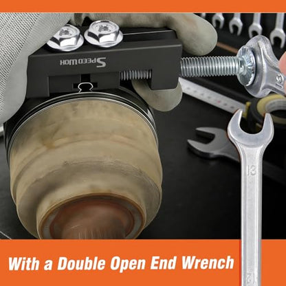 SPEEDWOX 22PCS CV Boot Clamp Tools for Single Ear Hose Clamps Drive Shaft Axle Boot Removal & Installation Tool with 20 PCS Stainless Steel CV Joint Boot Band Clamps Axle Boot Clamp Tool - size: CV Boot Clamp Tools