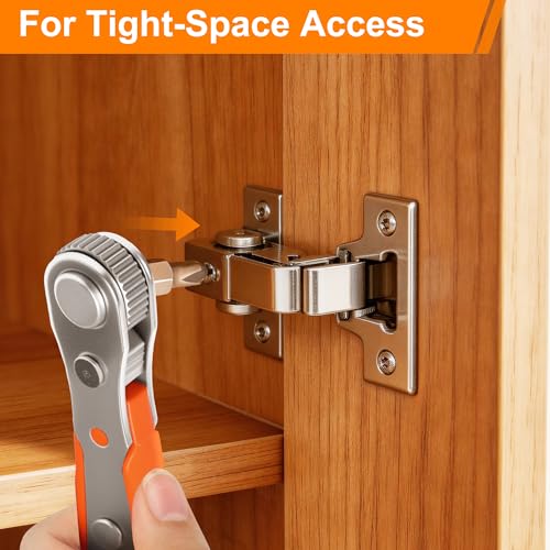 42 in 1 Ratcheting Screwdriver Set with Right Angle Wrench | Tool Kit for Bike Repair, Electronics, Household DIY - Portable Storage Case - style: 42pcs Ratchet Screwdriver Set