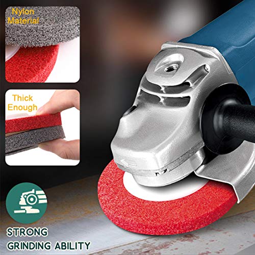 Keadic 18Pcs 4 Inch Wool Felt Polishing Wheel Disc Kit Includes Wool Felt Disc Wheel Pad and Buffing Polishing Paste, Wool Polishing Wheel Buffer Pads Wool Polishing Disc for Marble - color: 18Pcs Polishing & Sanding Wheel Disc Kit