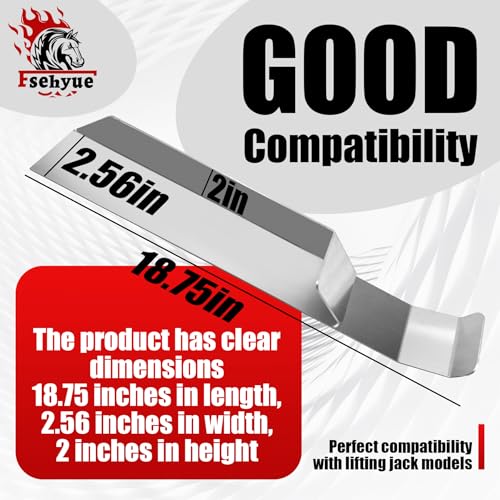 Floor Jack Holder Holds Most Standard Floors Jacks Aluminum Suitable for Enclosed Race Trailer Mounted Stabilizer