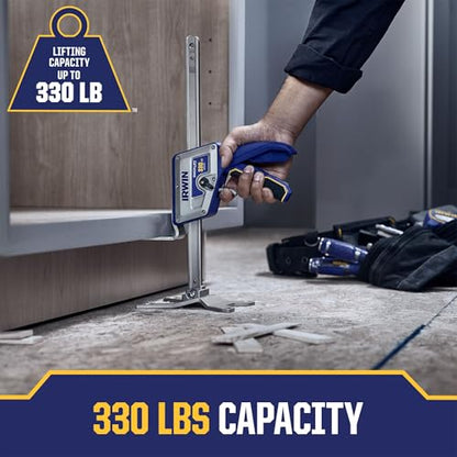 IRWIN Quick-Lift Construction Jack, Hand Lifting Jack Tool, Multifunctional, Lift up to 10" and Capacity 330 lbs (IRHT83100) - size: Single