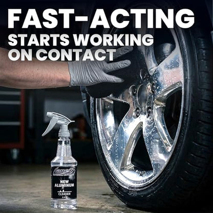 LANE'S New Aluminum Car Wheel Cleaner and Brightener | 16oz (Pack of 2) | Acid Rim Cleaner, Shines & Eliminates Hard Scrubbing | Brake Dust, Oxidation & Rust Remover for Cars, SUVs, Trucks, and More - size: 16 Fl Oz (Pack of 2)