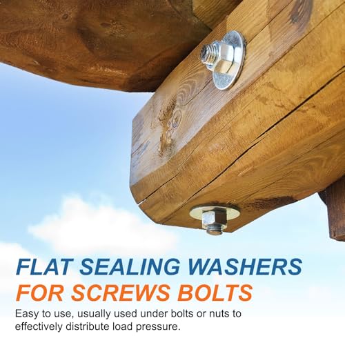 PATIKIL M8 Brass Flat Washer, 50 Pcs 8mm ID 18mm OD 1.5mm Thick Metric Washers Metal Sealing Gasket Ring for Screws Bolts Factories Home Outdoor Projects - size: M8 x 18 x 1.5mm