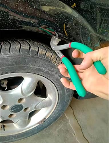 CXGS Paintless Dent Repair Kit Car Door Fender Edge Repair Tool Auto Body Pliers Heavy Duty Car Door Panel Fix Tool Portable Metal Crimp Vise Car Fender Panel Leaf Edge Pliers Repair Tools Green - color: Green