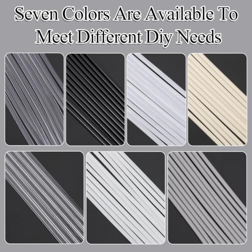 78 Pcs Plastic Welding Rods 1/8 Inch / 3mm Diameter Round Sticks PU PP ABS PE TPO PA PC 7 Types of Plastic Welding Rods Kit for Car Bumpers Daily Repair (7.87 Inch Long)