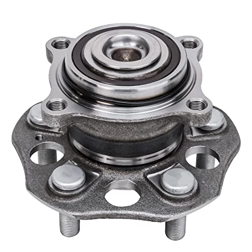 Detroit Axle - Pair Rear Wheel Bearing and Hub Assembly for Honda Odyssey 5 Lugs w/ABS 2011 2012 2013 2014 2015 2016 2017 512366 - style: 512366 x2/Pair