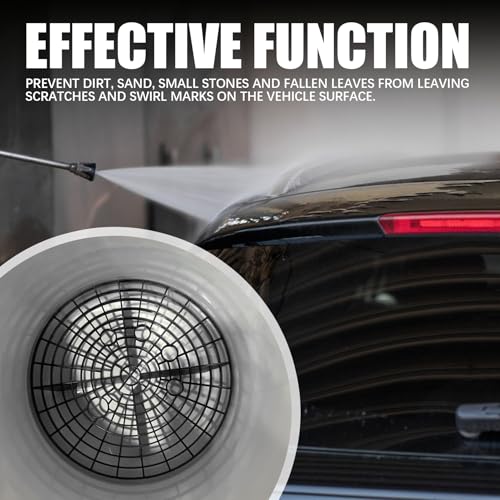 2PCS Car Wash Bucket Insert, Car Detailing Bucket, Dirt Guard Bucket Insert Helps Remove Dirt Debris Washing Kit, Detail Grit Trap Filter Cleaning Tool Fit 12Inch Diameter or 3-5 Gallon Bucket
