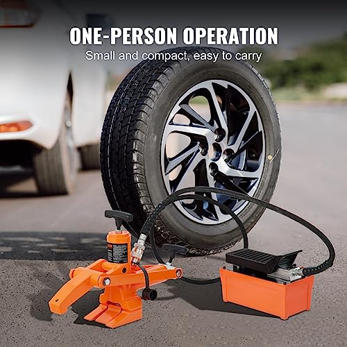 VEVOR Hydraulic Bead Breaker, 10000 PSI Tire Bead Breaker with Metal Foot Pump, Heavy-Duty Steel Bead Breaker Tool for Tractors, Trucks, Buses, Lawn Mowers, ATVs | Heavy-Duty Steel Bead Breaker Tool, 6 Pounds Load Capacity for Tractors, Trucks, Buses, Law