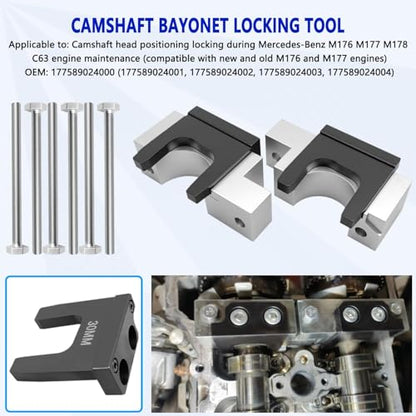 KTPROT 34Pcs Engine Timing Tool for Mercedes-Benz Maybach M176 M177 M178 | For Mercedes-Benz Maybach S560L M177 M178 M176 4.0L AMG C63 C63S V8 Engine W177589014000 W177589001500 W177589012100