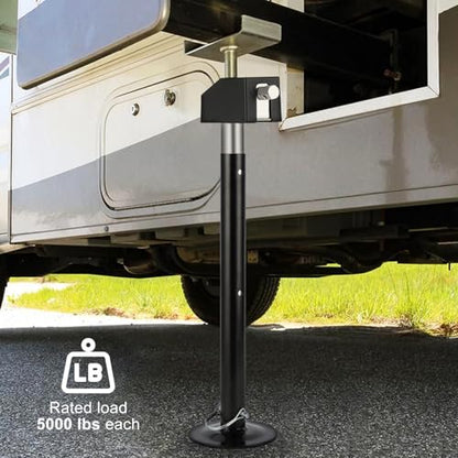 Garvee RV Slide Out Support Jacks (Set of 6) - 30,000lb Heavy Duty Rv Stabilizer Jacks Support, 21"-49" Quick-Lift Adjustable - Power Drill & Hand Crank Compatible for Campers, Travel Trailers & RVs - size: 6 Pack