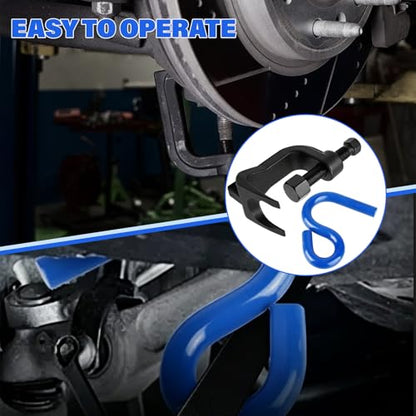 25112 Ball Joint Separator, Adjustable Ball Joint Puller with 2-3/8" Opening Range, Heavy Duty Ball Joint Removal Tool for Cars, Trucks & SUVs, with Lower Control Arm Prying Tool