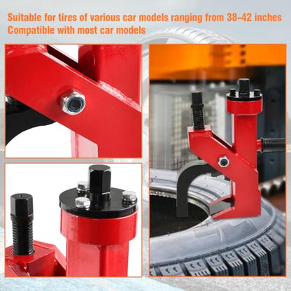 Pneumatic Bead Breaker Heavy Duty Tire Change Tool | Tire scraping machine Effortless Tire Changing for Car Trucks Tractor ATV RV - Red