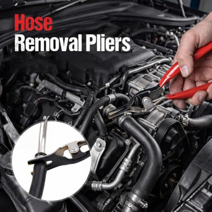 Electrical Disconnect Pliers for Cars, Automotive Connector Disconnect Tool Set with 8Pcs Terminal Removal Tools, High Carbon Steel Removal Pliers Kit for Cars, Trucks & SUVs
