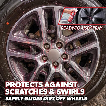 Chemical Guys, Sprayable Diablo Wheel Cleaner for All Rim Finishes, 32 oz | pH-balanced spray lifts brake dust and road grime from wheels, rims and tires, safe on all wheel finishes - style: Sprayable 32 oz