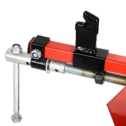 Manual Tire Changer Portable for 4" to 16-1/2"Tires Hand Bead Breaker Mounting Tool for Truck/Car/Motorcycle Tires, Red
