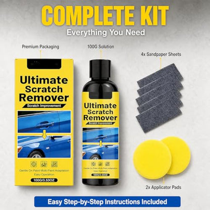 Nanopolix Scratch Remover, Nanopolix Ultimate Scratch Remover, Scratch Car Scratch Remover Kit, Quick Repair Scratches and Restore Shine, All Paint Colors Polishing Kit