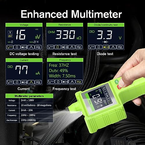 TopDiag P200 Pro Automotive Electric Circuit Tester Power Probe,Supports All Vehicle Electrical Systems(P200 Pro) - color: P200 Pro
