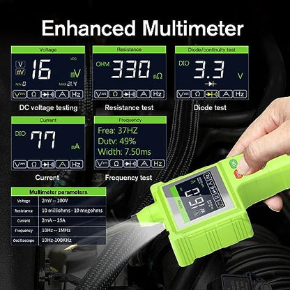 TopDiag P200 Pro Automotive Electric Circuit Tester Power Probe,Supports All Vehicle Electrical Systems(P200 Pro) - color: P200 Pro