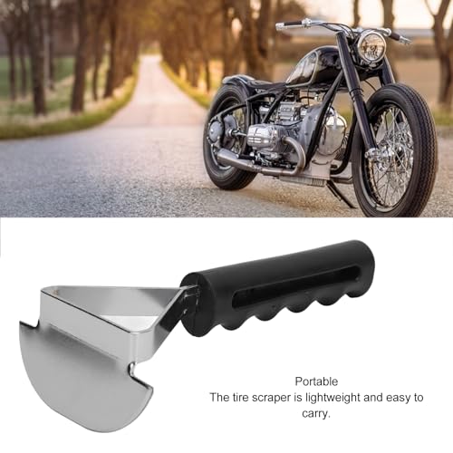 Tissting Tire Scraper, Tire Compaction Roller Anti Slip Tire Inner Liner Scraper Tire Repair Tool for Car Truck Motorcycle Bike