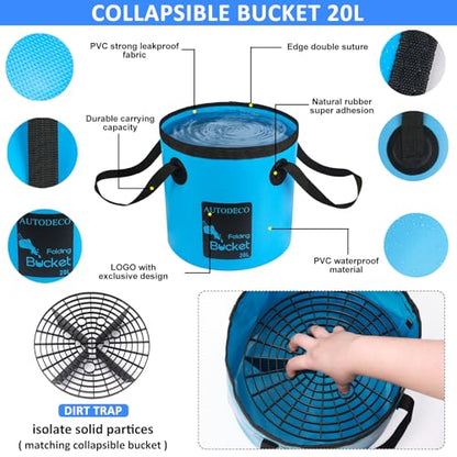 44Pcs Car Wash Detailing Kit Cleaning Kits with Foam Gun Sprayer Wash Mop with Long Handle Collapsible Bucket Large Wash Mitt Towels Complete Interior Exterior Car Washing Supply Set Blue - color: Blue