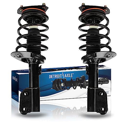 Detroit Axle - Front Struts for 2004-2008 Pontiac Grand Prix [with 16'' 17'' 18" Wheels] Complete 2 Struts with Coil Spring 2005 2006 2007 Replacement Quick Install Ready Struts Shocks Assembly - size: 172177 x2/PAIR
