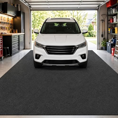 8.8 x 22 FT Garage Floor Mat,Oil Spill Resistant Garage Pad,Garage Flooring | Garage Floor Mat with Waterproof Non-Slip Backing,Durable,Garage Floor Mats for Various Vehicle Models,Protects Garage Floor