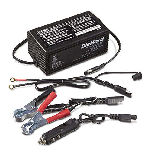 DieHard 71219 6/12V Shelf Smart Battery Charger and 2A Maintainer - size: 2 Amp