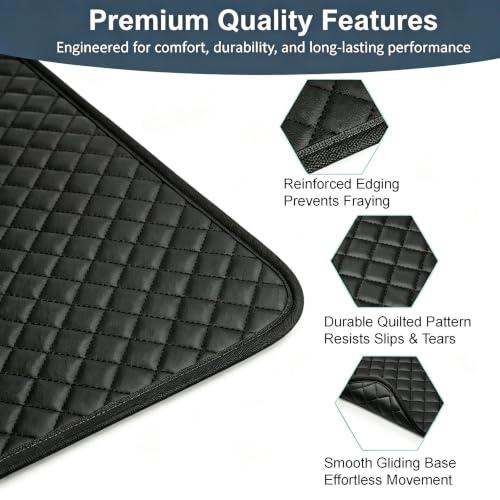 Magic Rolling Creeper Mat – Upgraded Heavy-Duty 2.5 lbs, Under Car Repair Mat with Thicker Denser Material, 60"x28" Portable Foldable Mechanics Rolling Pad, Storage Bag Included for Low Clearance