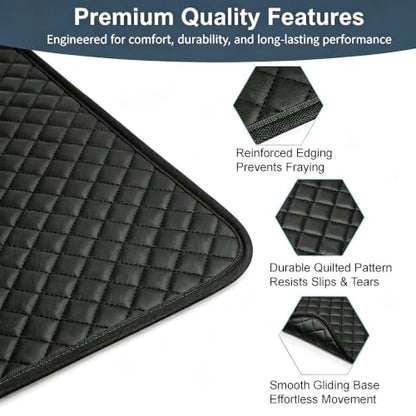 Magic Rolling Creeper Mat – Upgraded Heavy-Duty 2.5 lbs, Under Car Repair Mat with Thicker Denser Material, 60"x28" Portable Foldable Mechanics Rolling Pad, Storage Bag Included for Low Clearance