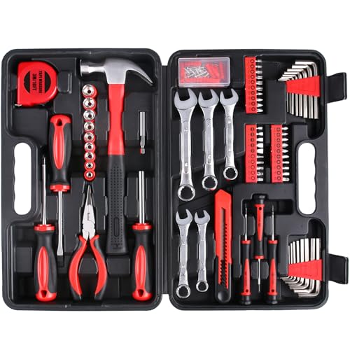 WINNER 175-Piece Multi-Purpose Automotive and Household Tool Kit in Toolbox Storage Case, Perfect for General Home and Auto Repairs, House DIY Project, Garage, Car, Travel Emergency, Father's Day Gift