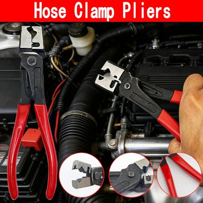 4 PCS Electrical Disconnect Pliers for Car, Automotive Plug Connector Separator, Electrical Pliers Set Connector Removal Tool, Hose Clamp Removal Plier, Auto Terminal Removal Tool, Gift for Dad/Men