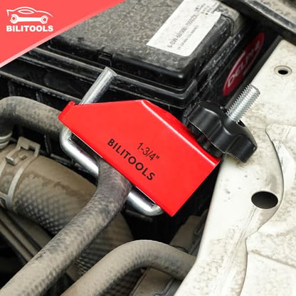BILITOOLS 4pcs Hose Pinch Off Pliers Set, Clamp Tool for Lines | Carbon Steel, 3/8-1-3/4" Sizes, for Fuel/Vacuum/Coolant/Radiator/Brake Hoses, Adjustable Flow, Non-Damaging, Rust-Resistant